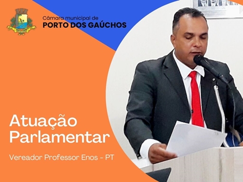 Professor Enos indica que prefeitura forneça gratuitamente projeto arquitetônico para pessoas com renda até 3 salários mínimos