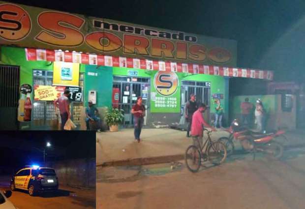 Com arma em punho, homem tenta assaltar supermercado em Juara, mas funcionária resiste