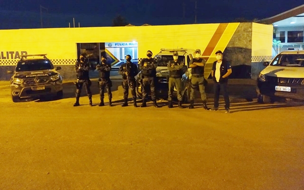 Operação de fiscalização em Porto dos Gaúchos reúne Polícia Militar e Vigilância Sanitária na luta contra covid-19